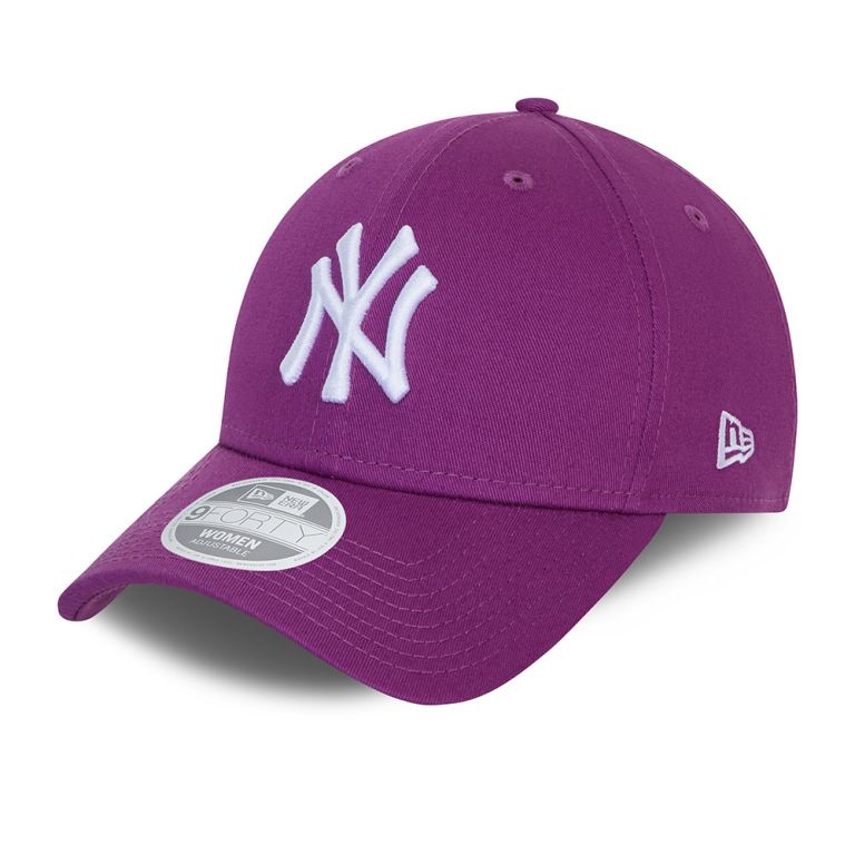 Gorras New Era Mlb Morados - New York Yankees League Essential Womens 9FORTY 05267SQMJ